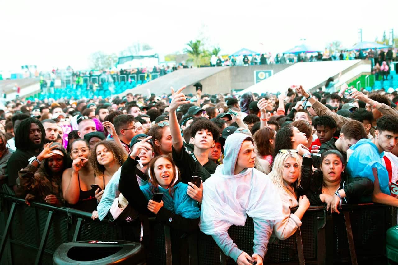 Events work on a UK construction site