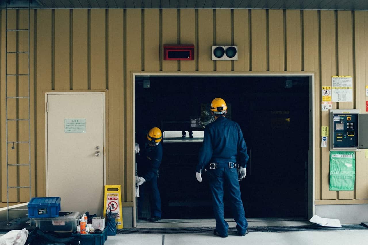 Facilities Management work on a UK construction site