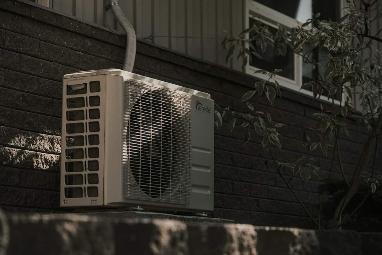 HVAC & Air Conditioning work on a UK construction site
