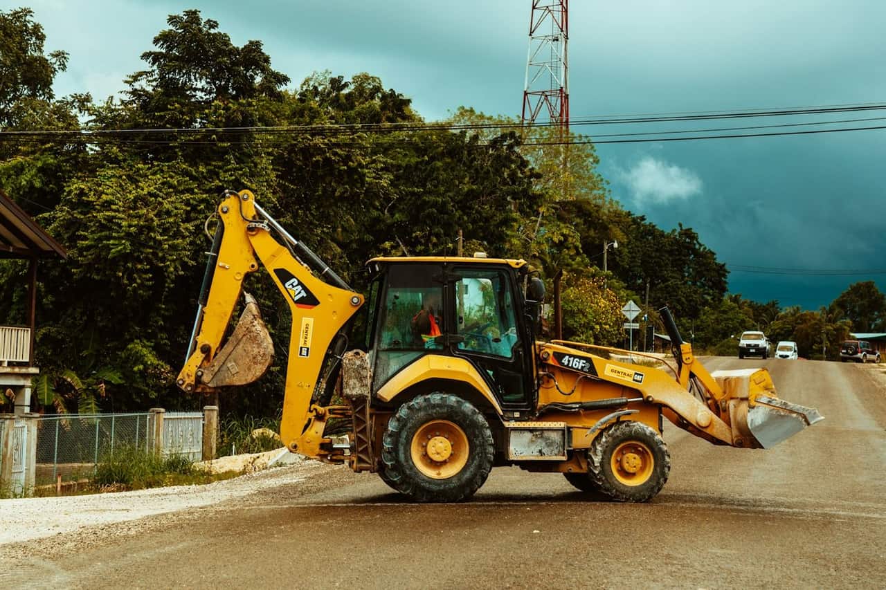 Paving & Surfacing work on a UK construction site